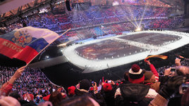 Церемония открытия Олимпиады-2014 на стадионе «Фишт»