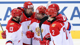 Хоккеисты юниорской сборной России