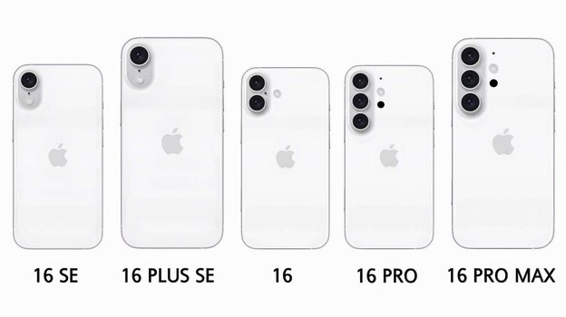 Рендеры линейки iPhone 16.