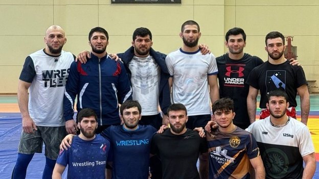 Сборная России по греко-римской борьбе.