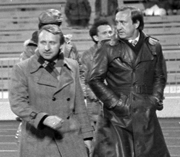 Владимир Федотов (слева) и Петр Шубин в ростовском СКА.