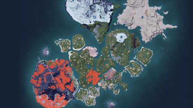 Зоны, где поймать Ванвирма обычного.