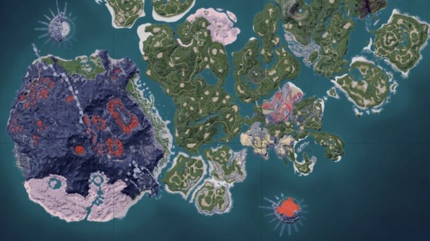 Зоны, где поймать Элфидрана.