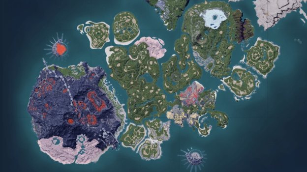 Зоны, где поймать Фэски обычного.