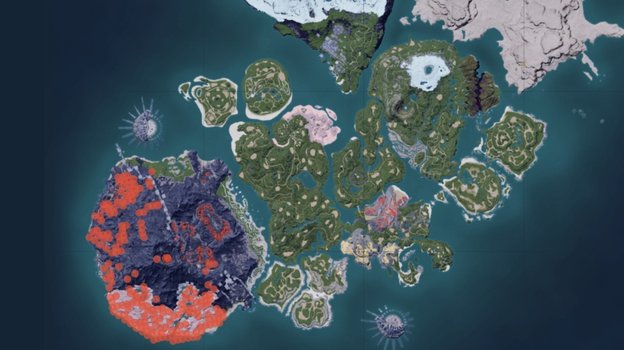 Зоны, где поймать Рагнахавка обычного.