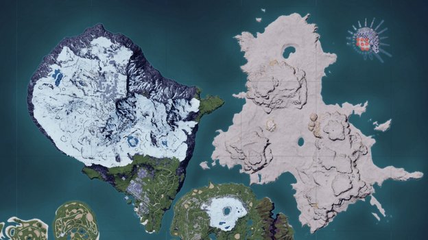 Зоны, где поймать Фалериса обычного.