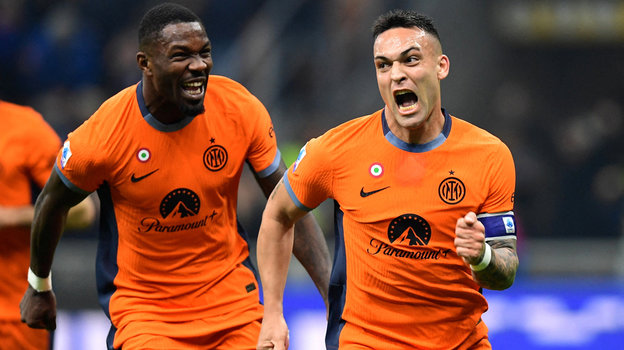 Маркус Тюрам и Лаутаро Мартинес. Футболисты Маркус Тюрам и Лаутаро Мартинес