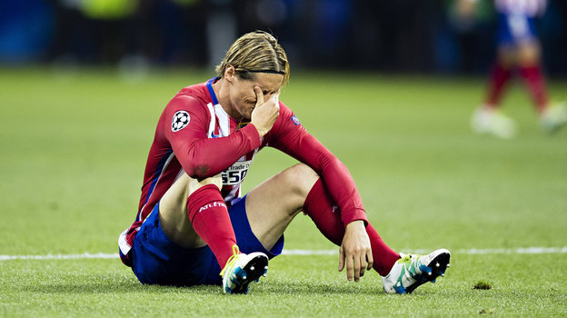 Слезы Фернандо Торреса после финала Лиги чемпионов в 2016 году.