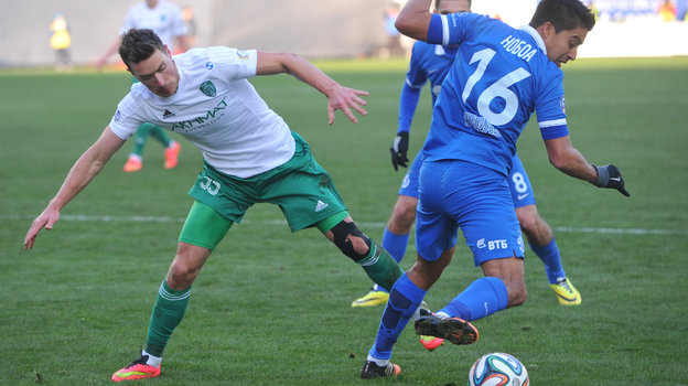 Игорь Лебеденко (слева) и Кристиан Нобоа.