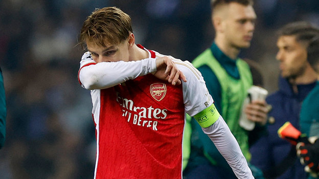 Мартин Эдегор. Футболист «Арсенала» Мартин Эдегор.