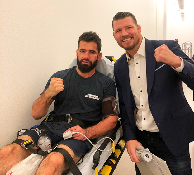 Мухаммад Наимов и Майк Биспинг.