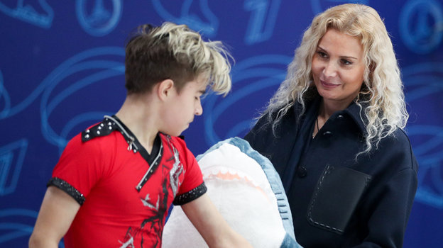 Даниил Самсонов и Этери Тутберидзе. Даниил Самсонов и Этери Тутберидзе