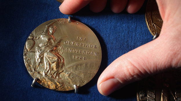 Медаль Олимпиады-1928 в Амстердаме. Медаль Олимпиады-1928 в Амстердаме