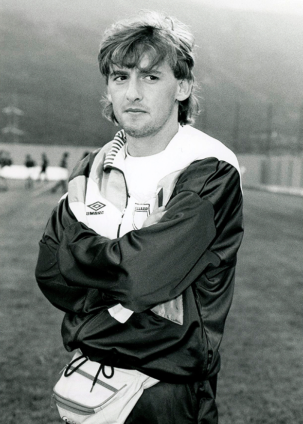 Джузеппе Синьори. Футболист «Лацио» Джузеппе Синьори.