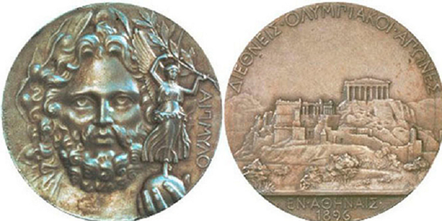 Медали Олимпийских игр 1896 года. Медали Олимпийских игр 1896 года.