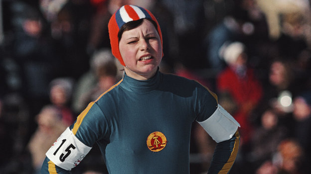 Андреа Мичерлих на Олимпиаде-1976. Конькобежка Андреа Мичерлих на Олимпиаде-1976