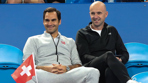 Роджер Федерер и Иван Любичич. Роджер Федерер и Иван Любичич