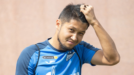 Футболист «Зенита» Ильзат Ахметов.