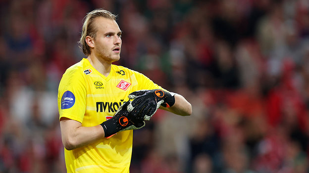 Александр Максименко. Голкипер «Спартака» Александр Максименко.