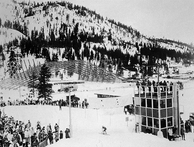 Лыжная гонки на Олимпиаде в Скво-Вэлли в 1960 году.