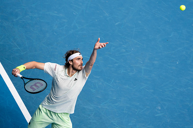 Стефанос Циципас. Теннисист Стефанос Циципас.