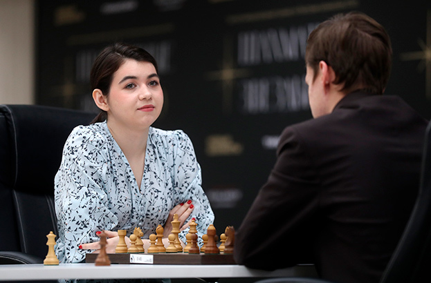 Александра Горячкина. Шахматистка Александра Горячкина.