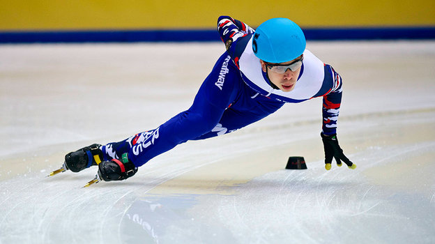 Семен Елистратов. Конькобежец Семен Елистратов.