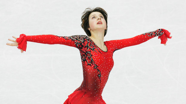 Ирина Слуцкая. Фигуристка Ирина Слуцкая.