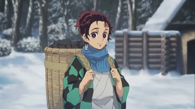 Кадр из аниме «Клинок, рассекающий демонов»