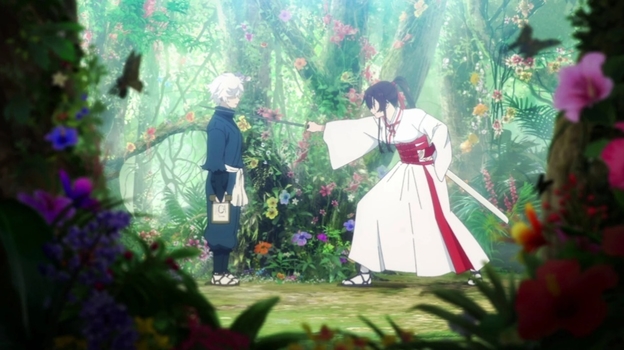 Кадр из аниме «Адский рай»