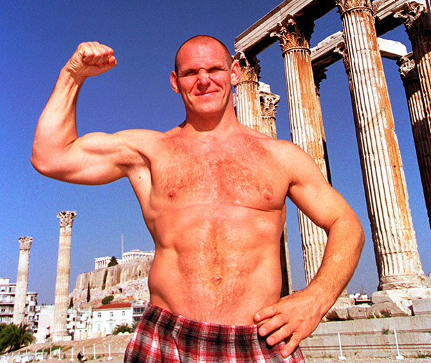 Александр Карелин в Афинах.