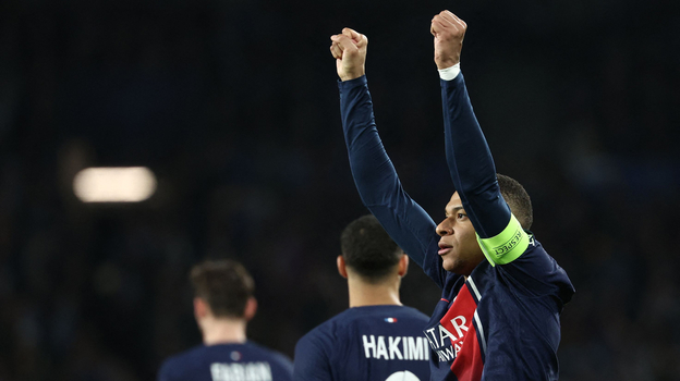 Футболист Килиан Мбаппе.