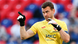 Голкипер ЦСКА Игорь Акинфеев.