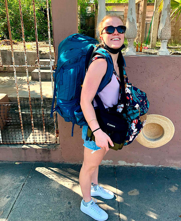 Софи Шово на Кубе в 2022 году.