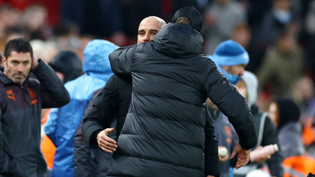 Хосеп Гвардиола и Юрген Клопп. Хосеп Гвардиола и Юрген Клопп