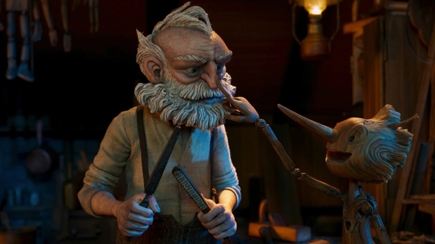 Кадр из мультфильма «Пиноккио Гильермо дель Торо»