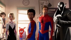 Кадр из мультфильма «Человек-паук: Через вселенные»