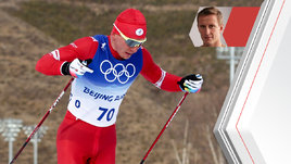 Лыжник Александр Большунов