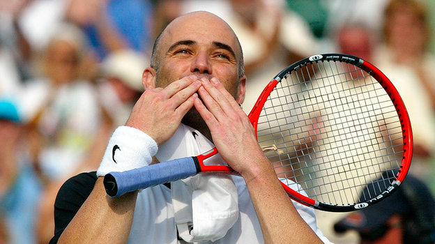 Андре Агасси. Теннисист Андре Агасси.