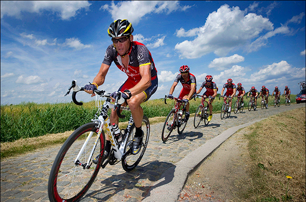 Лэнс Армстронг. Велогонщик Лэнс Армстронг.