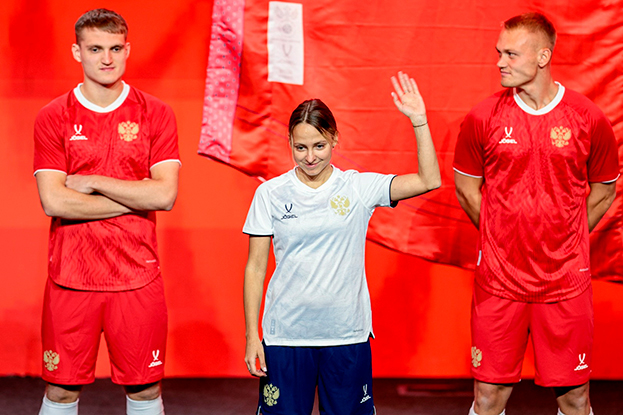 Презентация новой формы сборной России.