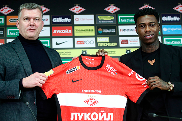 Евгений Мележиков и Квинси Промес.