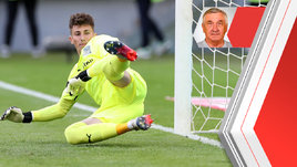 Голкипер «Краснодара» Станислав Агкацев.