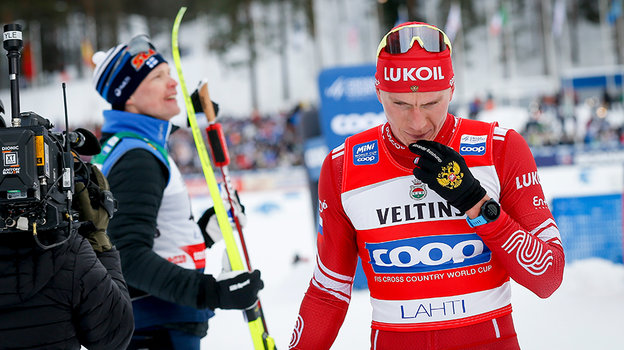 Александр Большунов. Лыжник Александр Большунов.