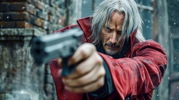 Киану Ривз в образе Данте.