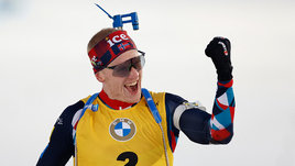 Биатлонист Йоханннес Бе.