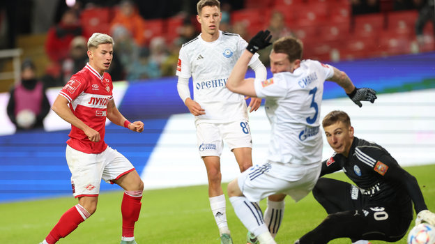 Гол полузащитника «Спартак» Антона Зиньковского в матче с «Оренбургом».