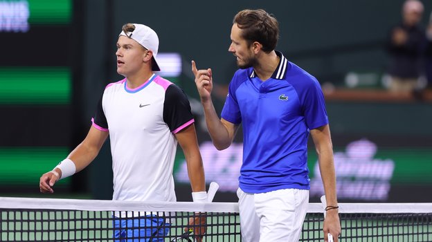 Хольгер Руне и Даниил Медведев.