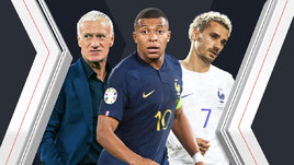 Дидье Дешам, Килиан Мбаппе, Антуан Гризманн