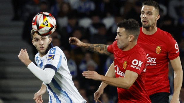 Арсен Захарян в матче ла лиги.